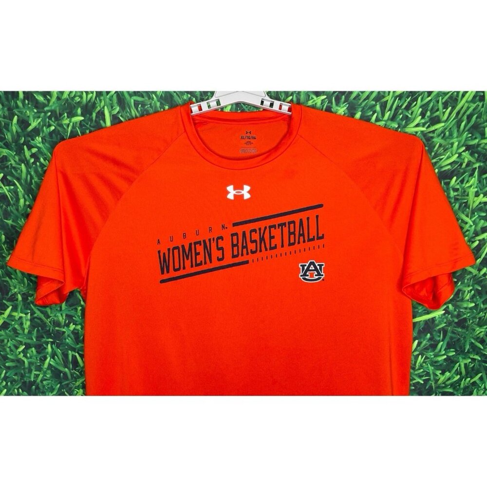 Auburn Tigers Women’s Basketball Ladies XL Under Armour Loose Orange Shirt